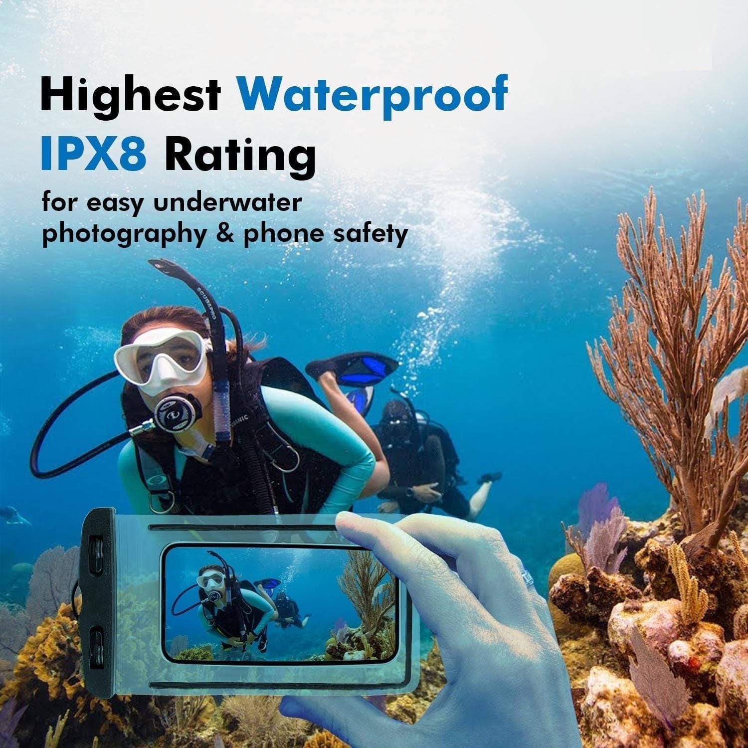 Waterproof mobile pouch cover