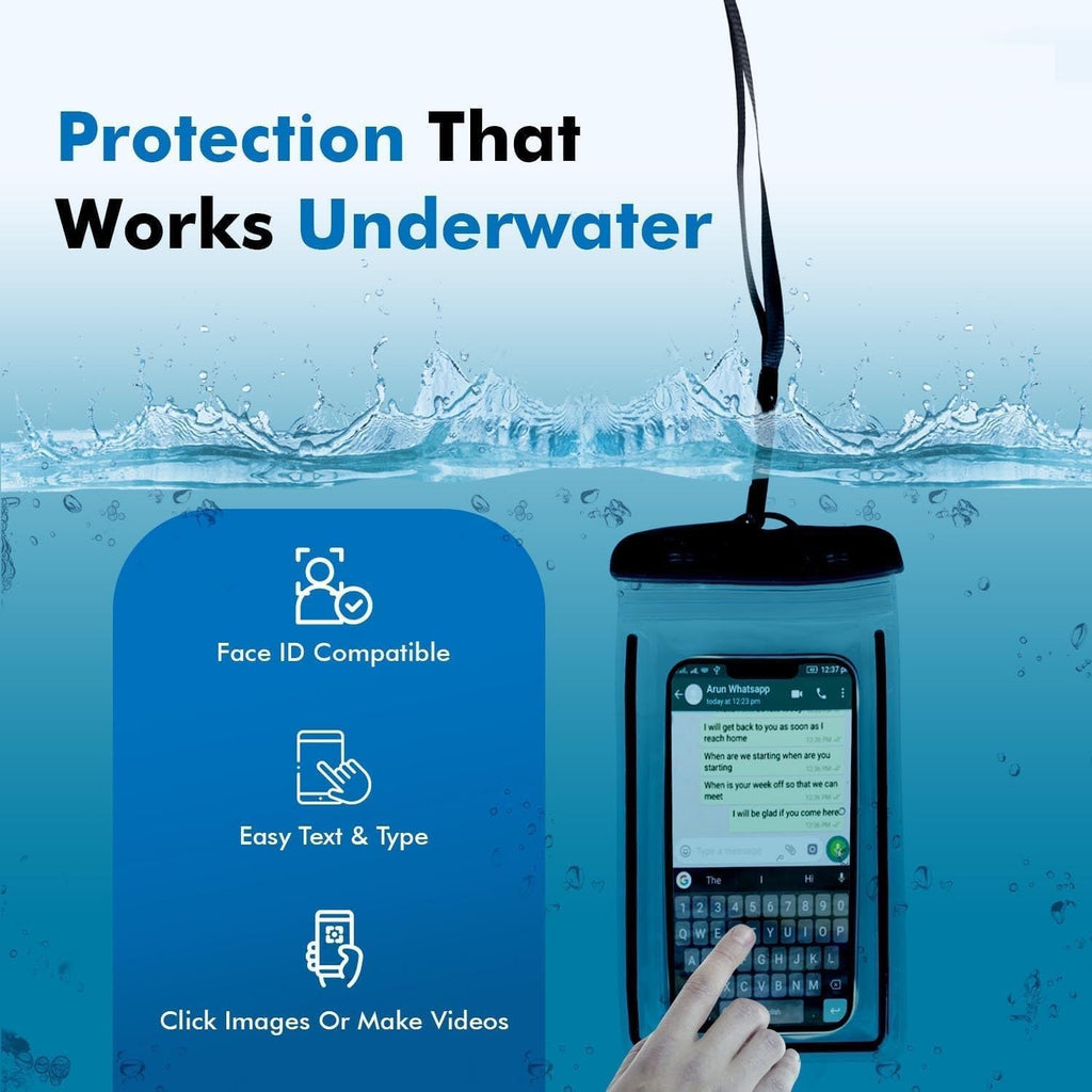 Waterproof mobile pouch cover